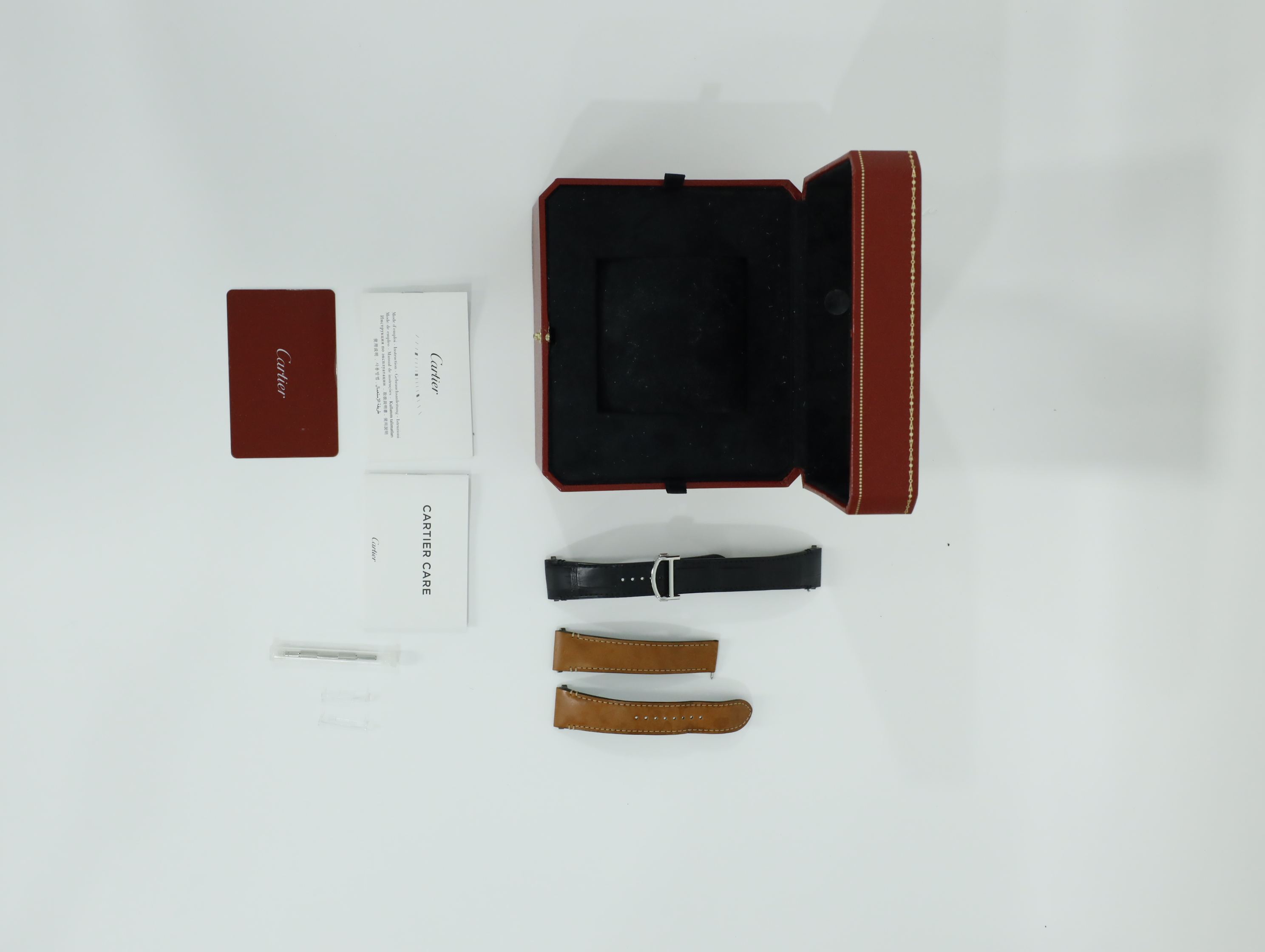 까르띠에 산토스 LM WSSA0018 중고 2020년식 풀패키지샷