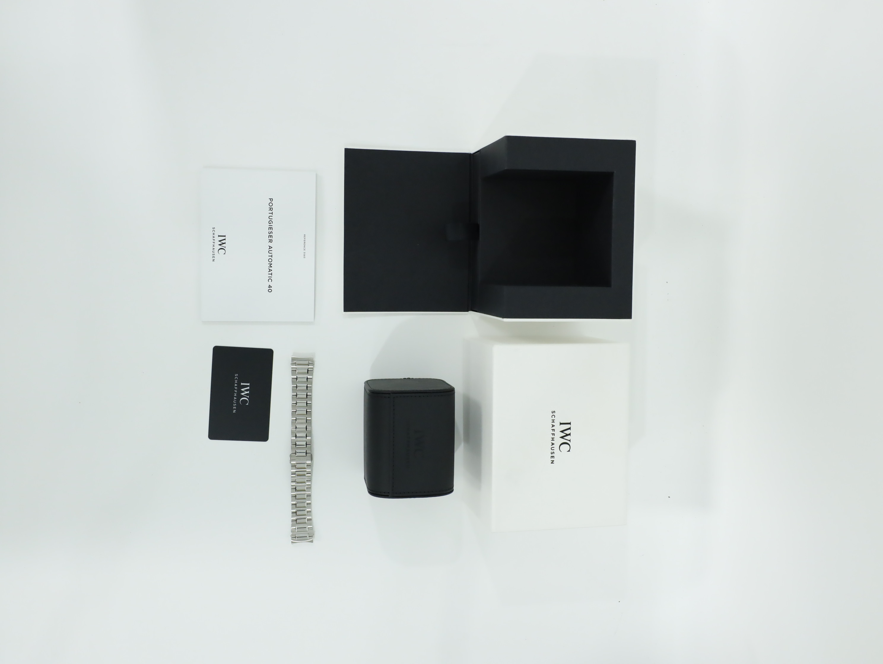 IWC 포르투기저 오토매틱 40 IW358303 중고 2024년식 풀패키지샷
