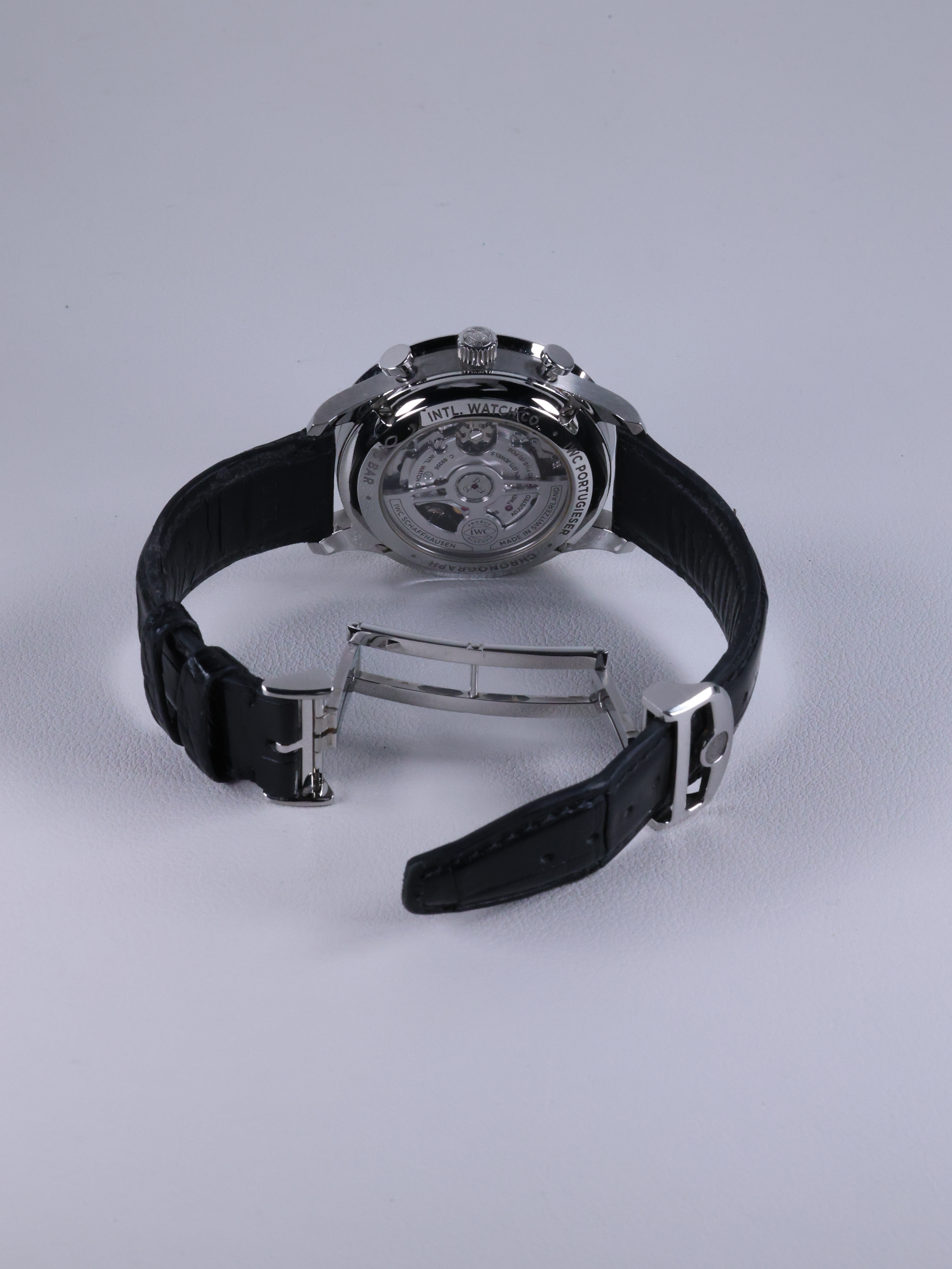 IWC 포르투기저 크로노그래프 IW371606 중고 2024년식 후면(전체)