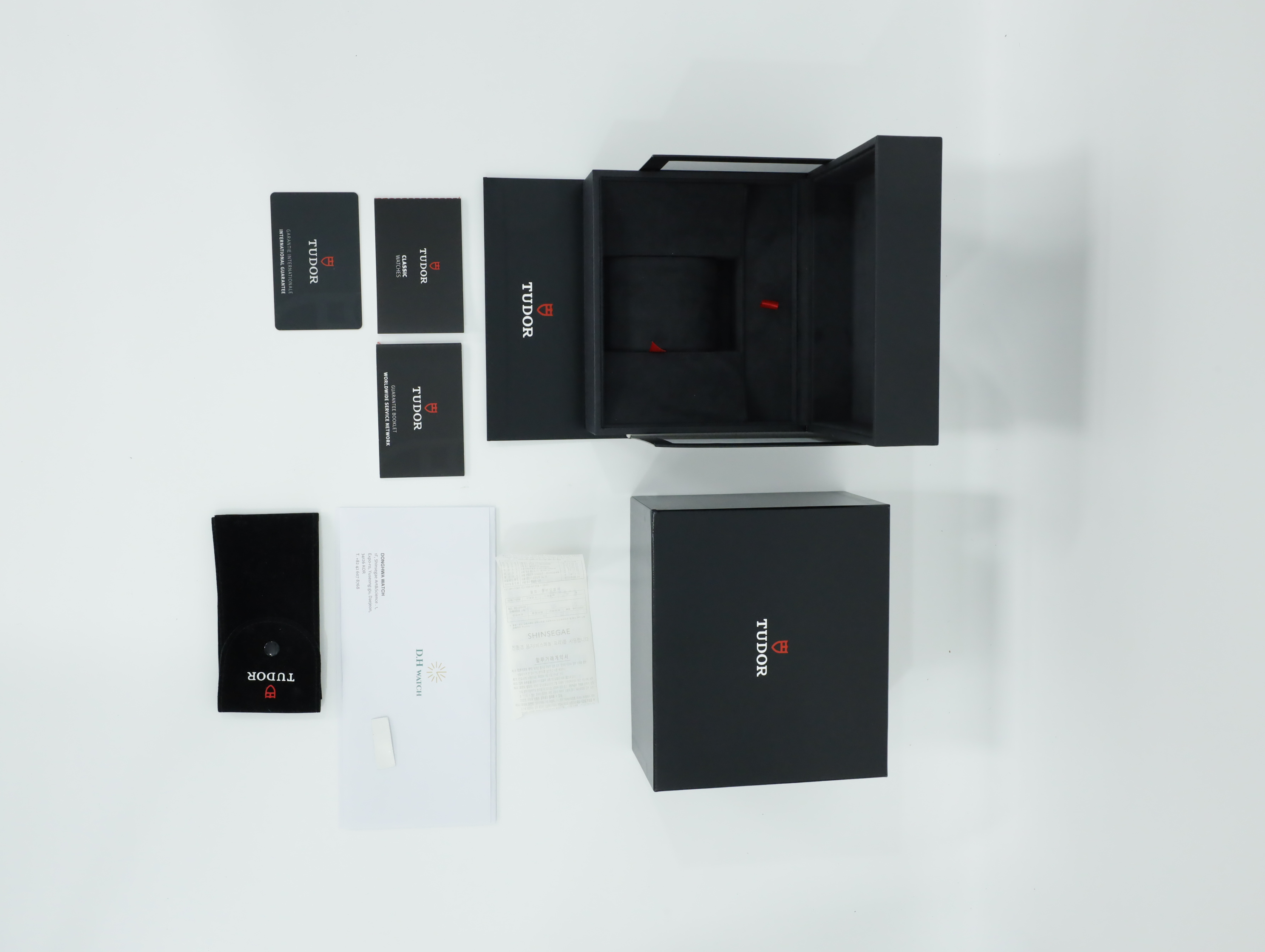 튜더 헤리티지 블랙 베이 원 36 M79500-0007 중고 2021년식 풀패키지샷