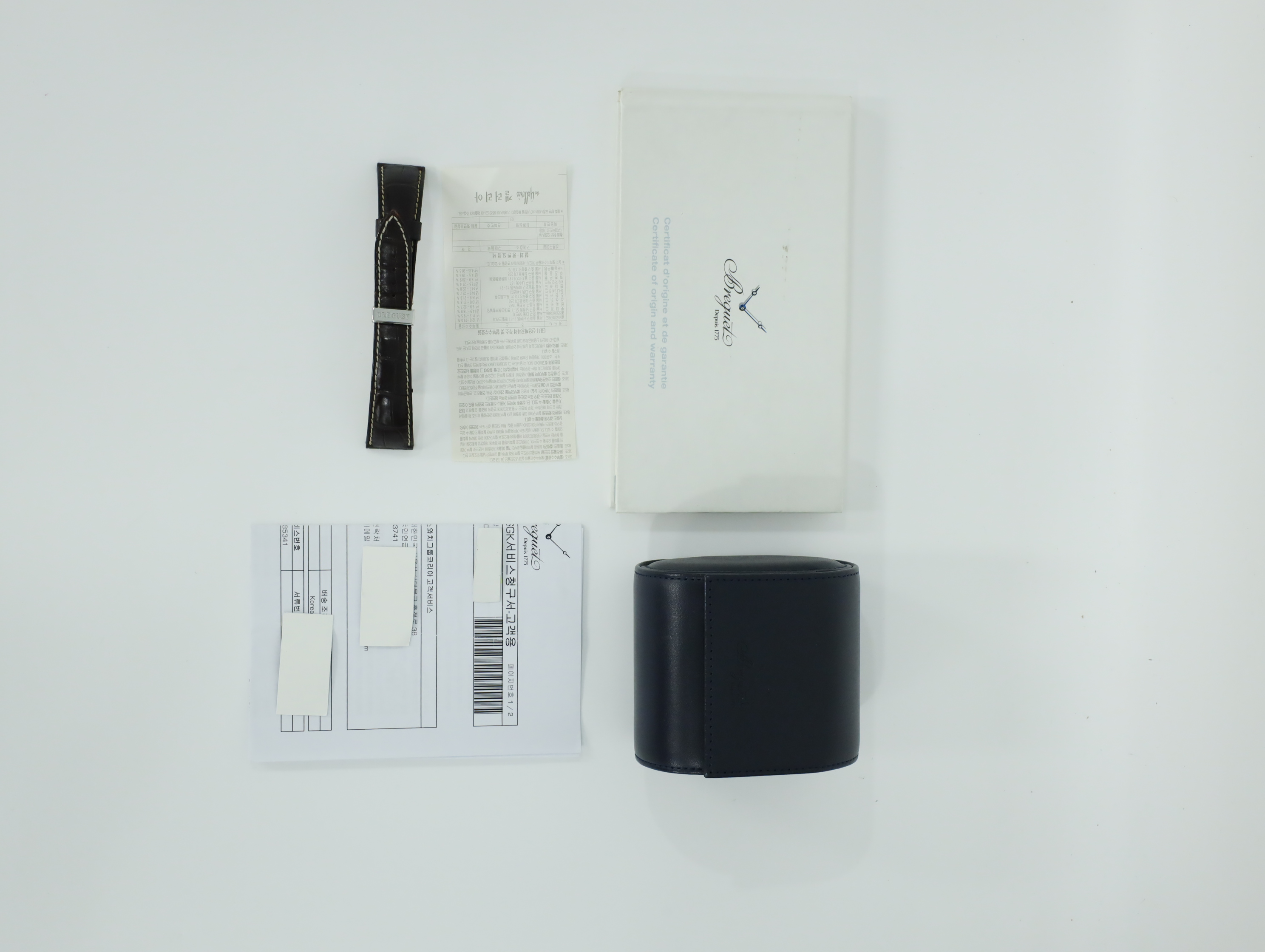 브레게 타입 XXI 3800ST/92/SW9 중고 2009년식 풀패키지샷