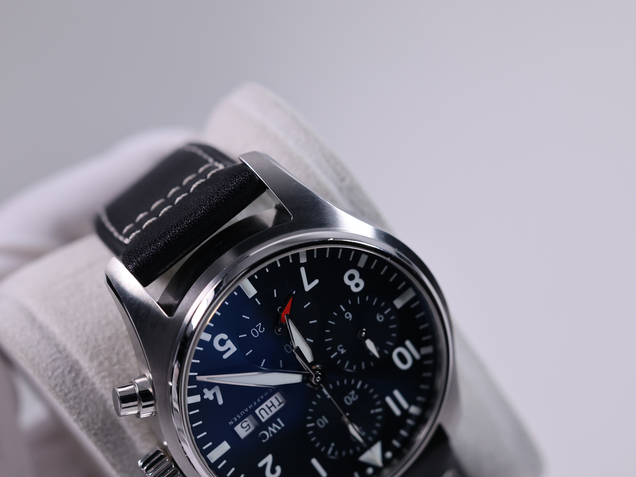 IWC 파이럿 워치 크로노그래프 41 IW388101 중고 2022년식 추가8
