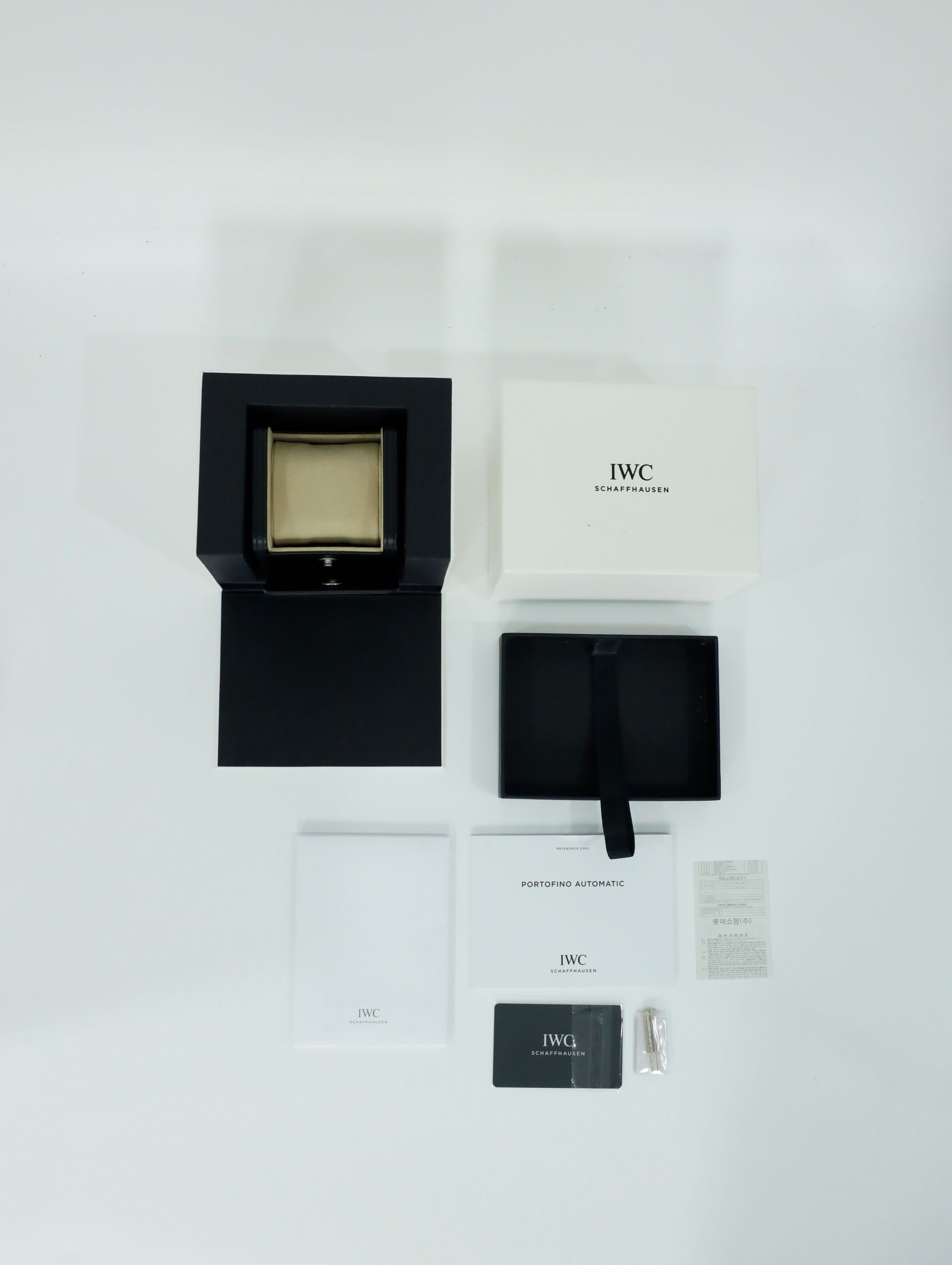 IWC 포르토피노 오토매틱 IW356506 중고 2023년식 풀패키지샷