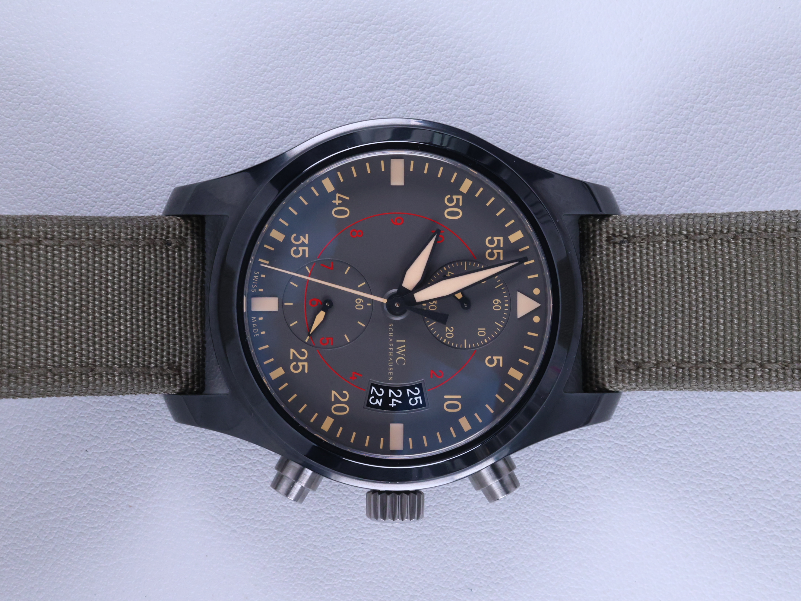 IWC 파일럿 워치 탑건 크로노그래프 미라마 IW388002 중고 2015년식