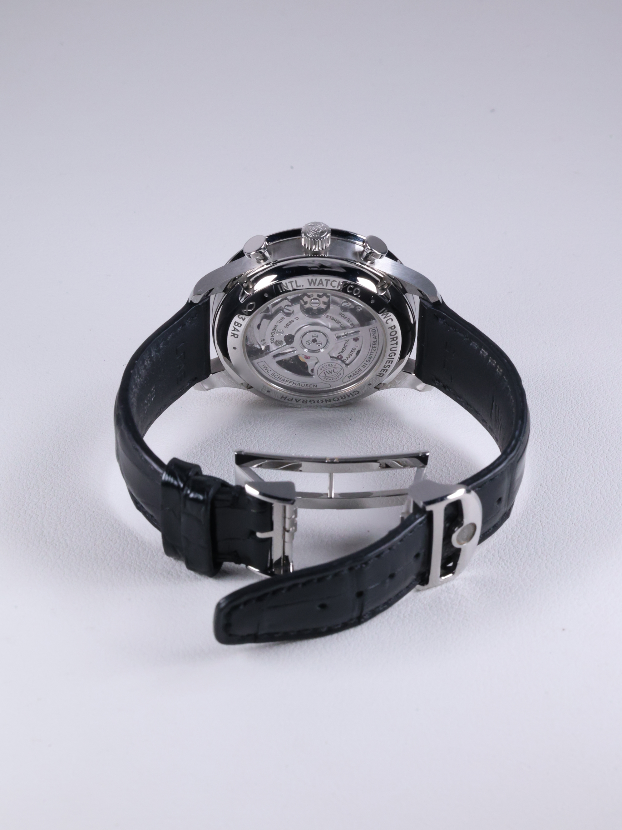 IWC 포르투기저 크로노그래프 IW371604 중고 2024년식 후면(전체)