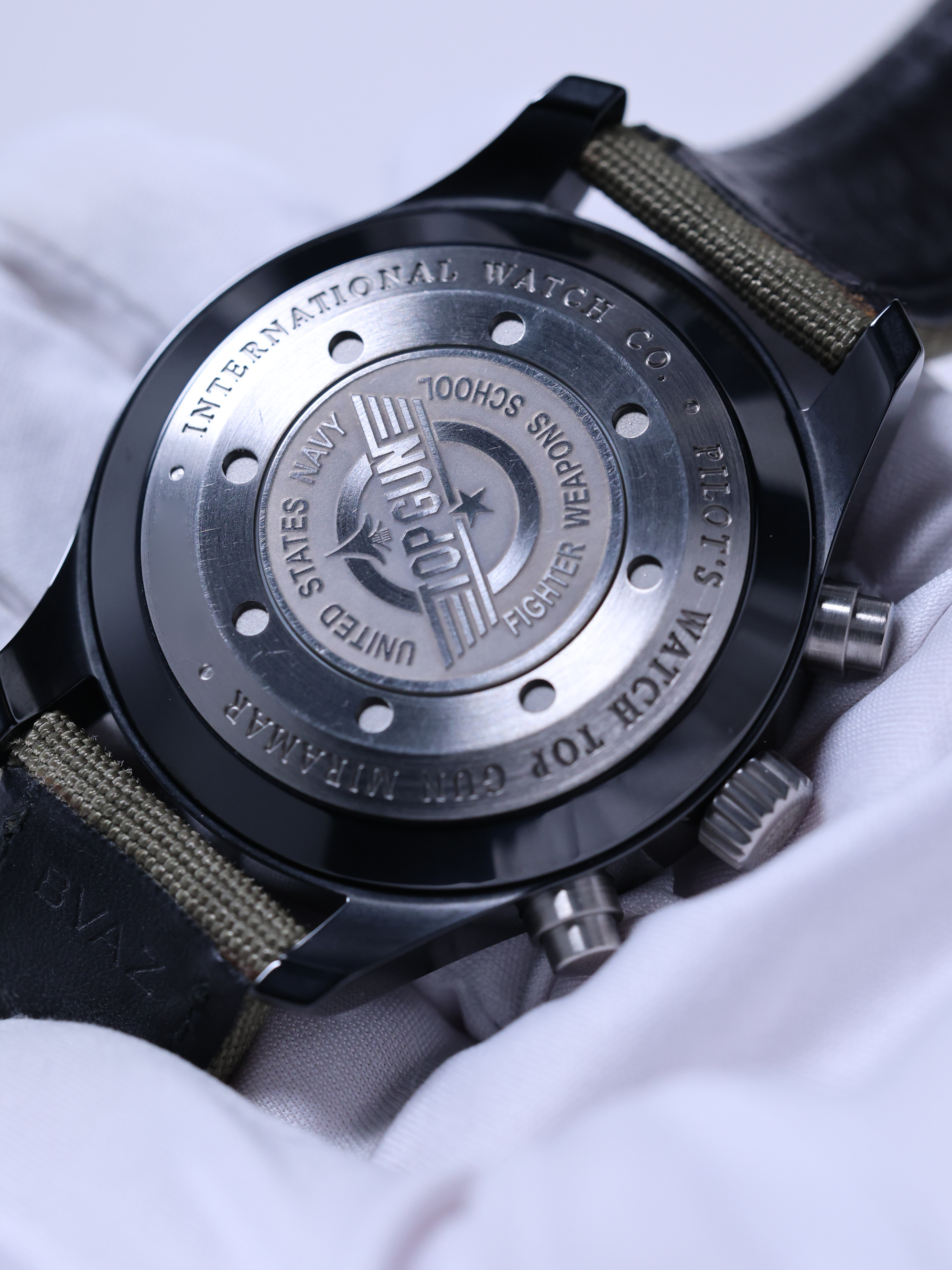 IWC 파일럿 워치 탑건 크로노그래프 미라마 IW388002 중고 2015년식 추가1