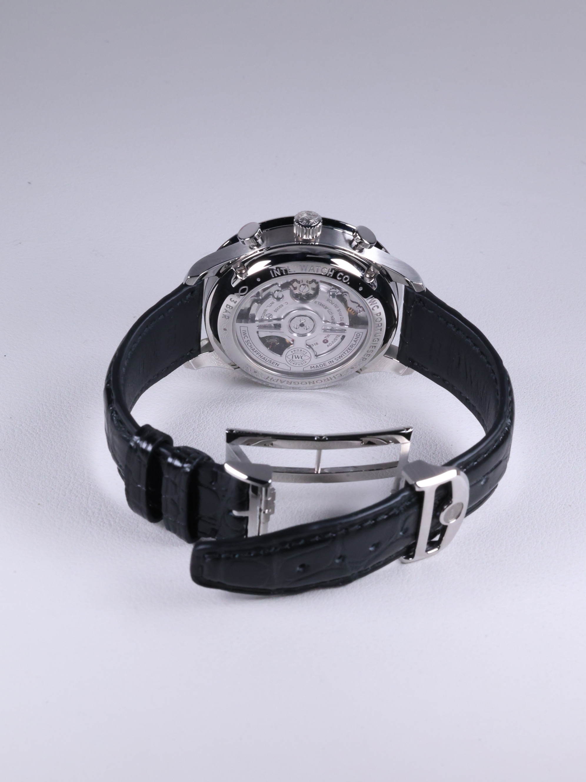 IWC 포르투기저 크로노그래프 IW371606 중고 2024년식 후면(전체)