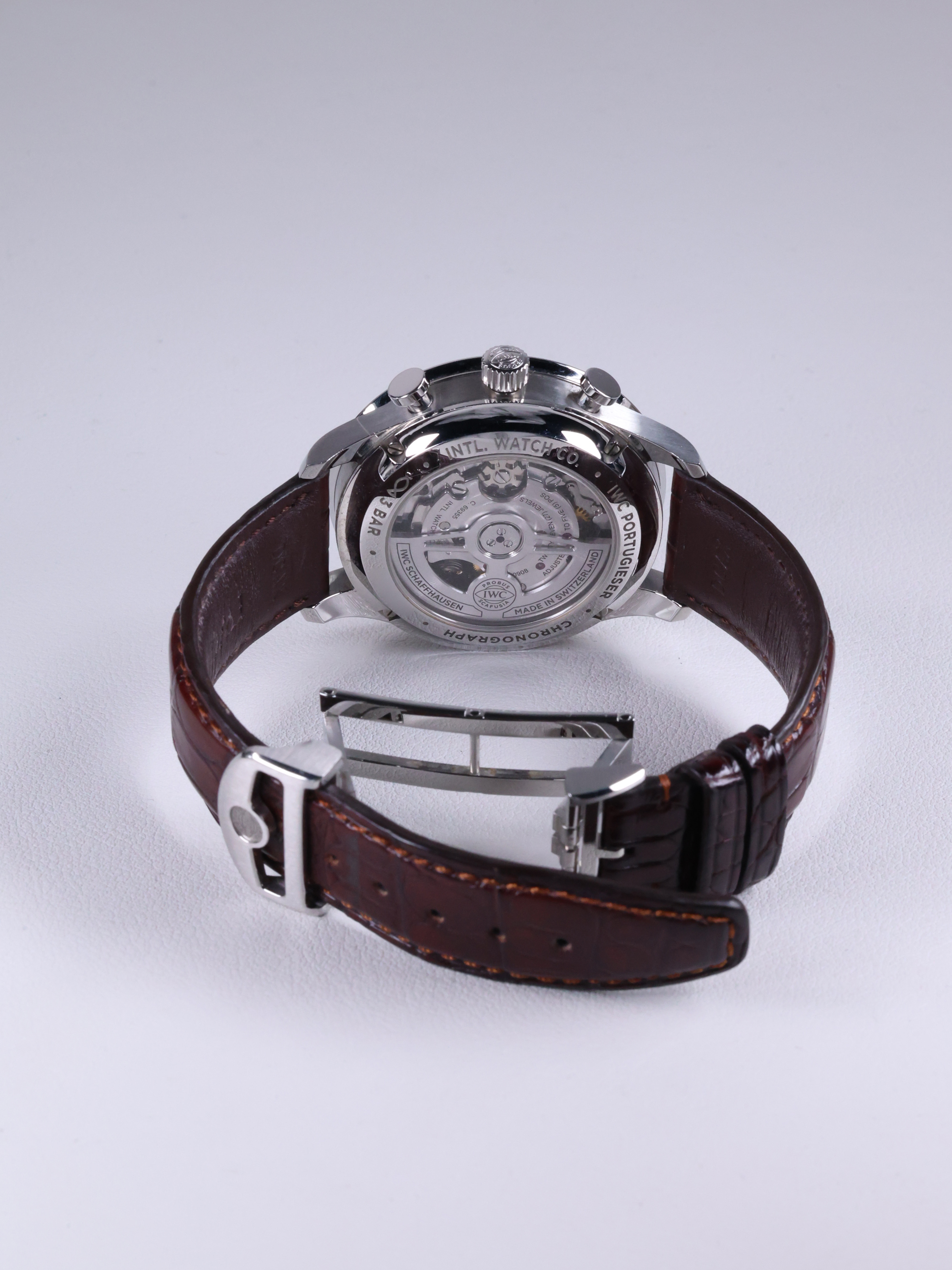 IWC 포르투기저 크로노그래프 IW371616 중고 2022년식 후면(전체)