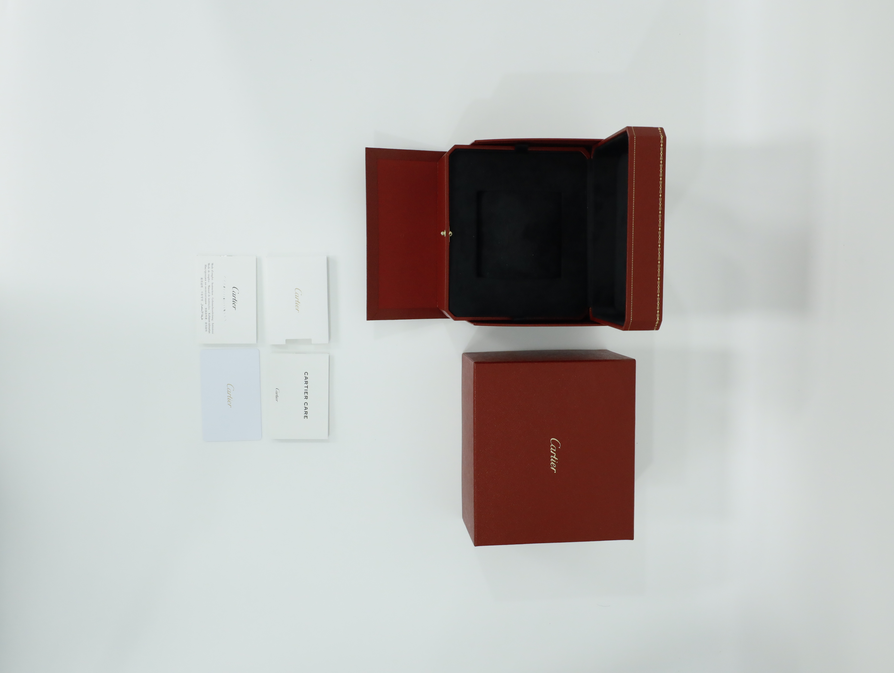 까르띠에 산토스 뒤몽 SM WSSA0023 중고 2023년식 풀패키지샷