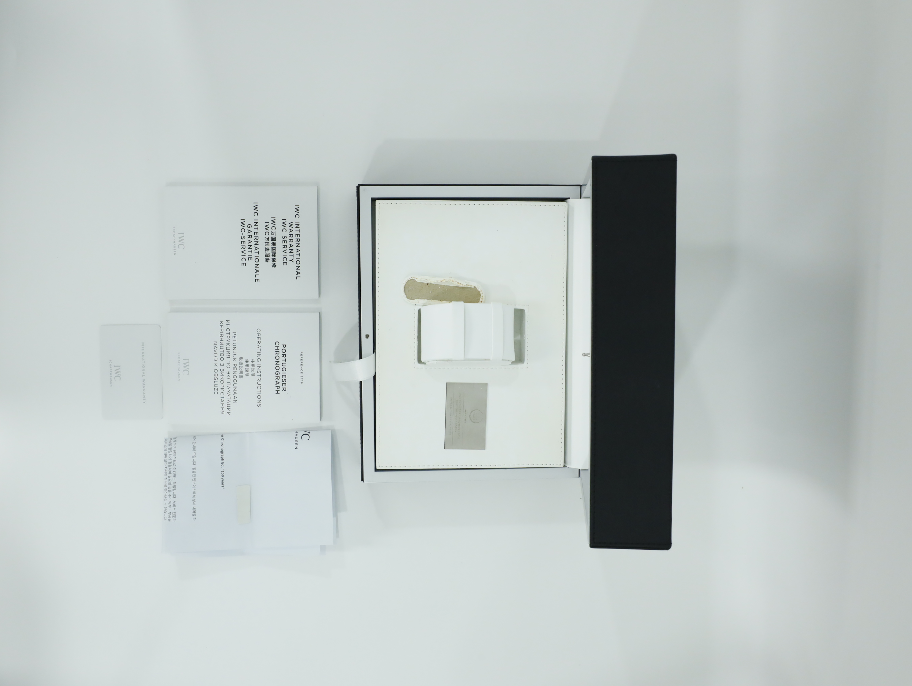 IWC 포르투기저 크로노그래프 IW371602 중고 2018년식 풀패키지샷