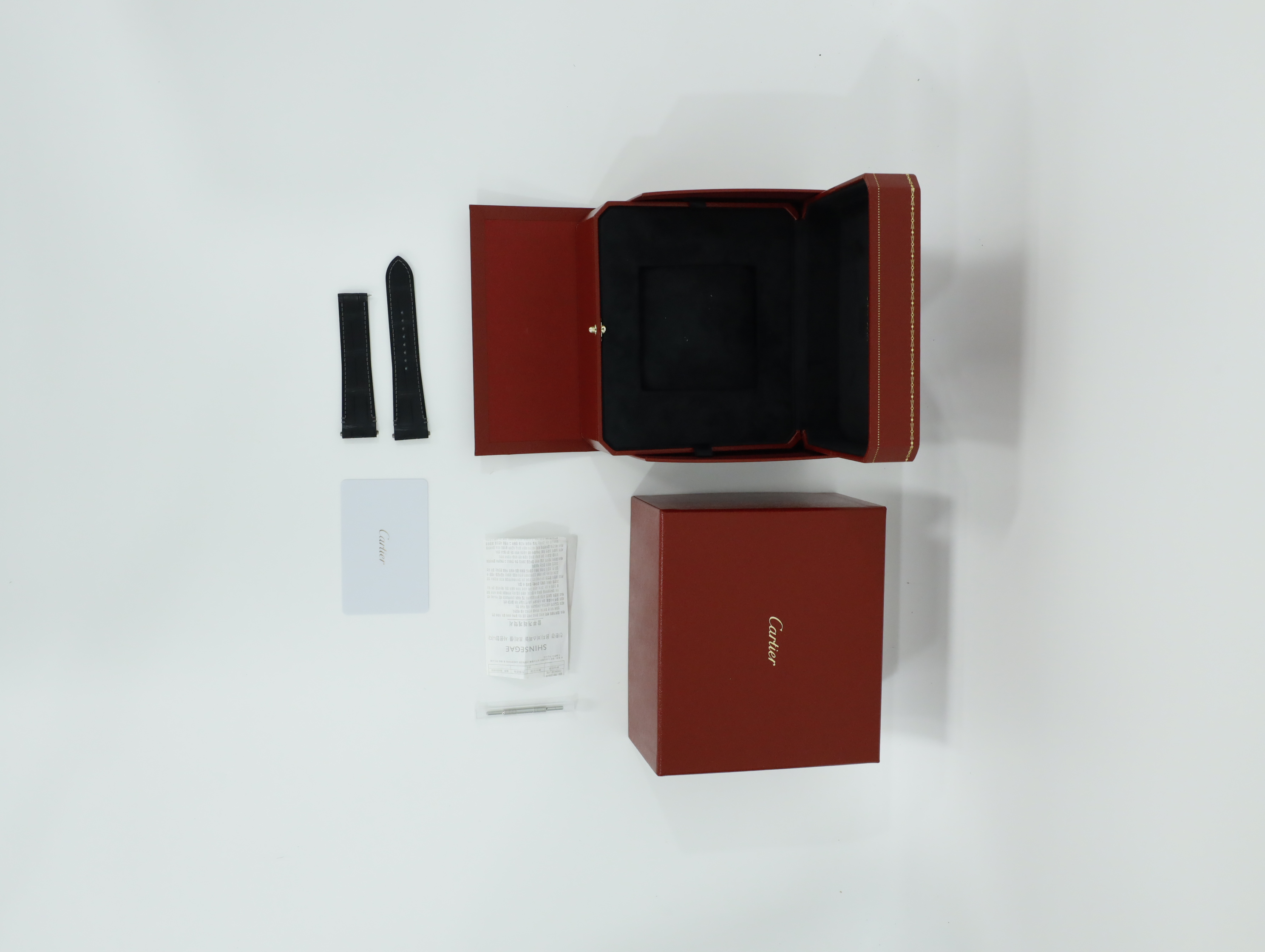 까르띠에 산토스 ADLC LM WSSA0039 중고 2025년식 풀패키지샷