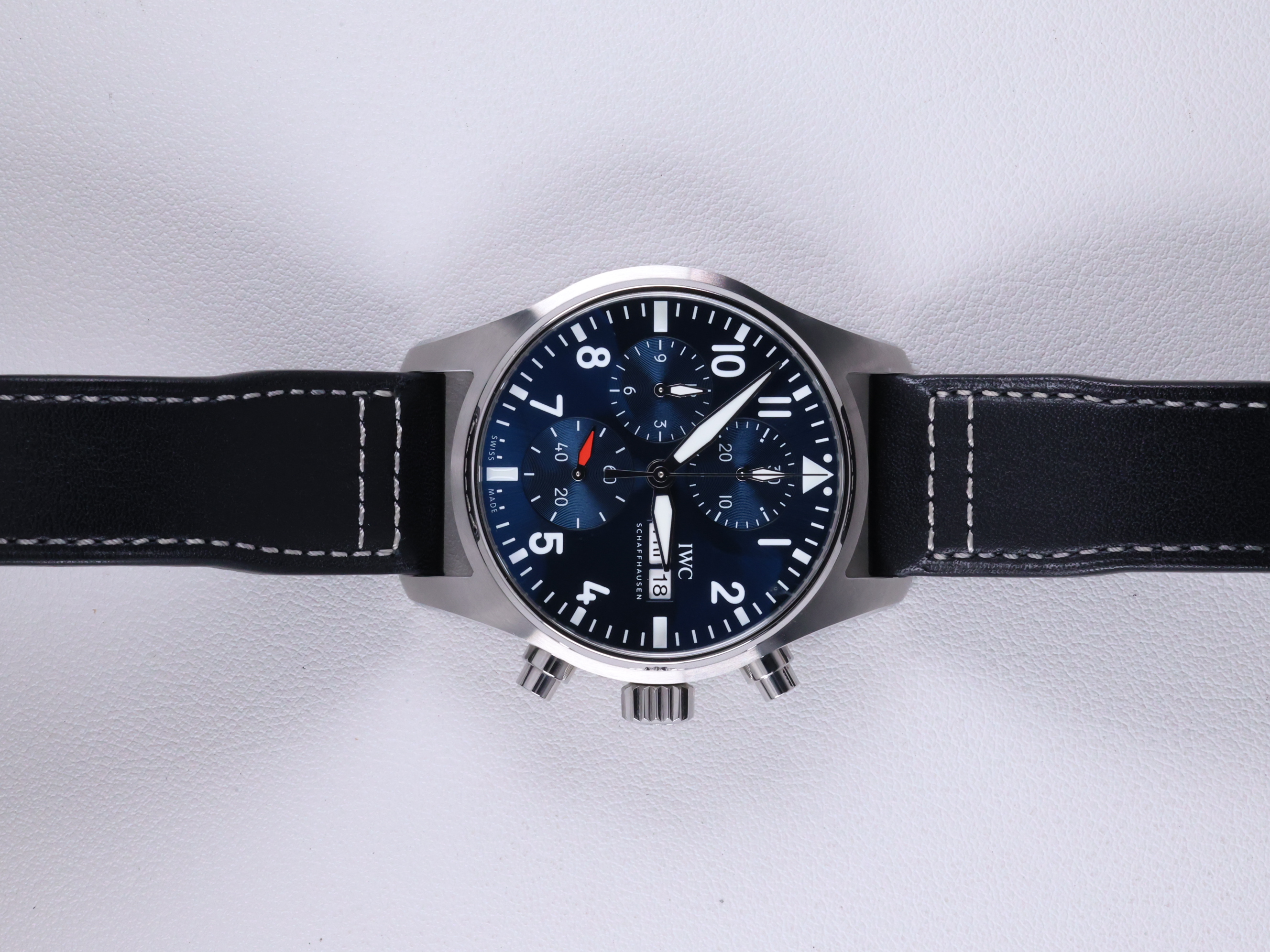 IWC 파이럿 워치 크로노그래프 41 IW388101 중고 2022년식