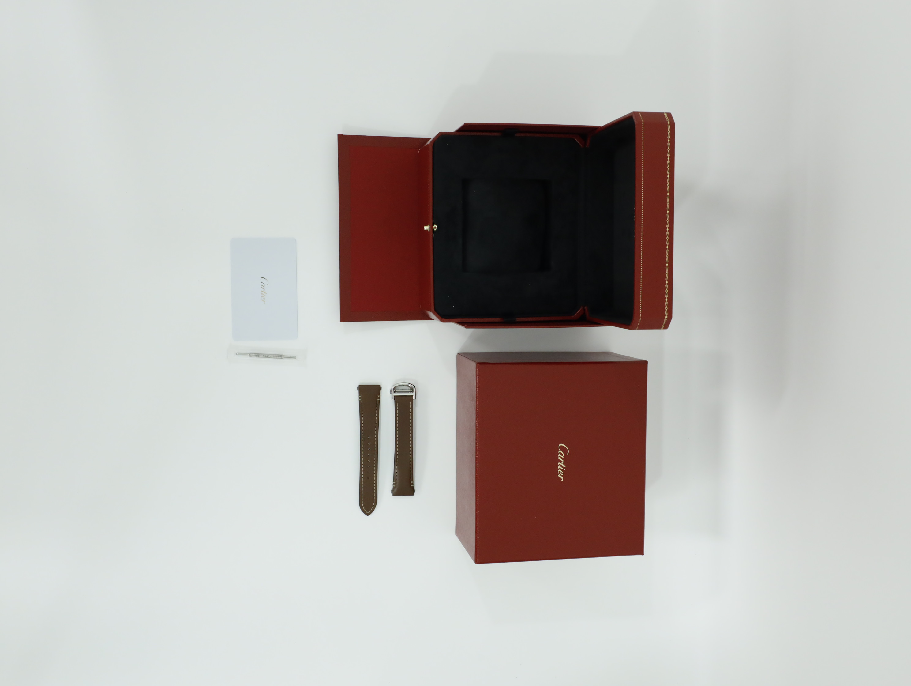 Cartier Santos de Cartier MM W2SA0016 中古 2026年式 풀패키지샷
