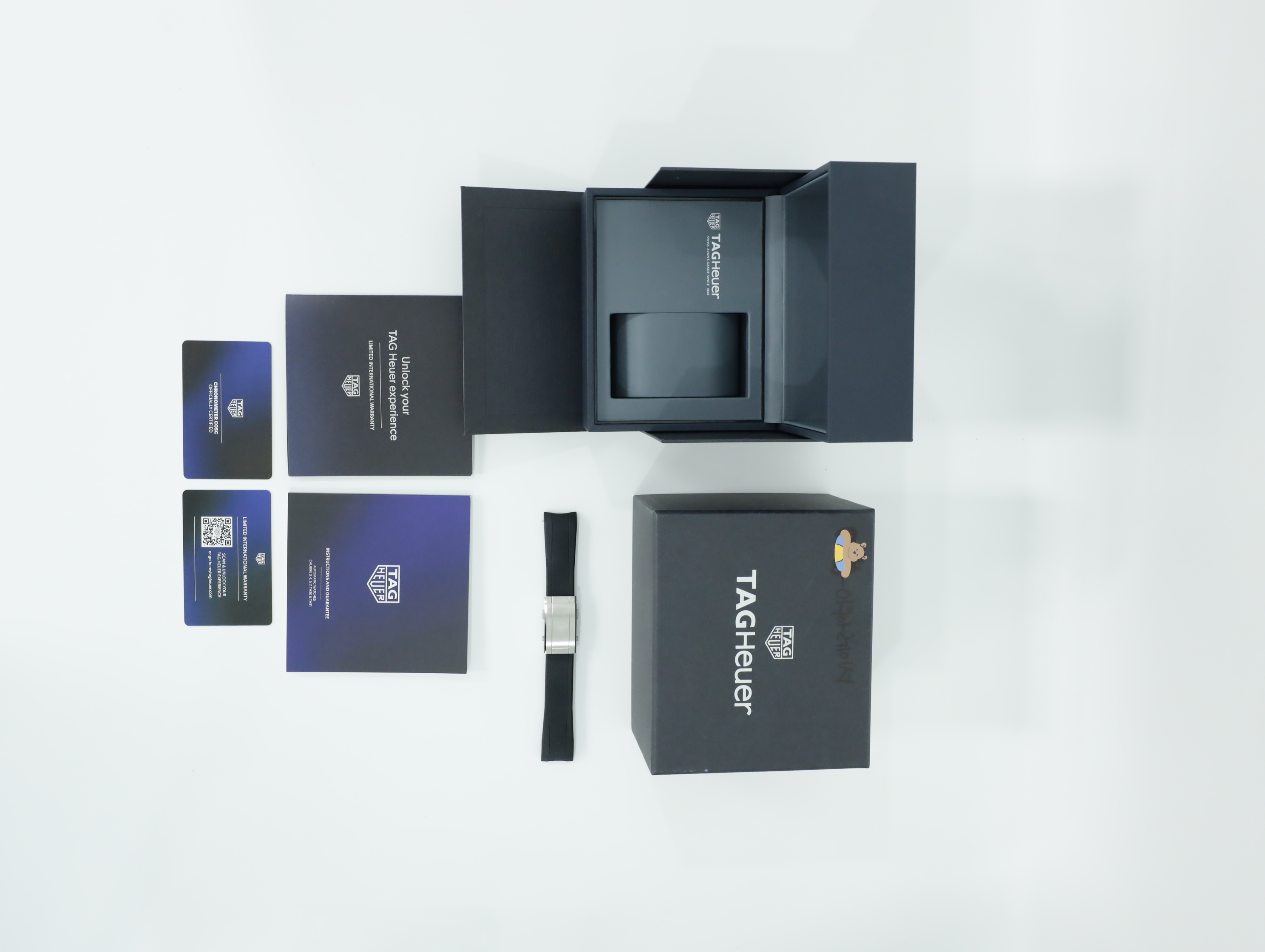 태그 호이어 아쿠아레이서 프로페셔널 300 데이트 WBP5116.BA0013 중고 2025년식 풀패키지샷