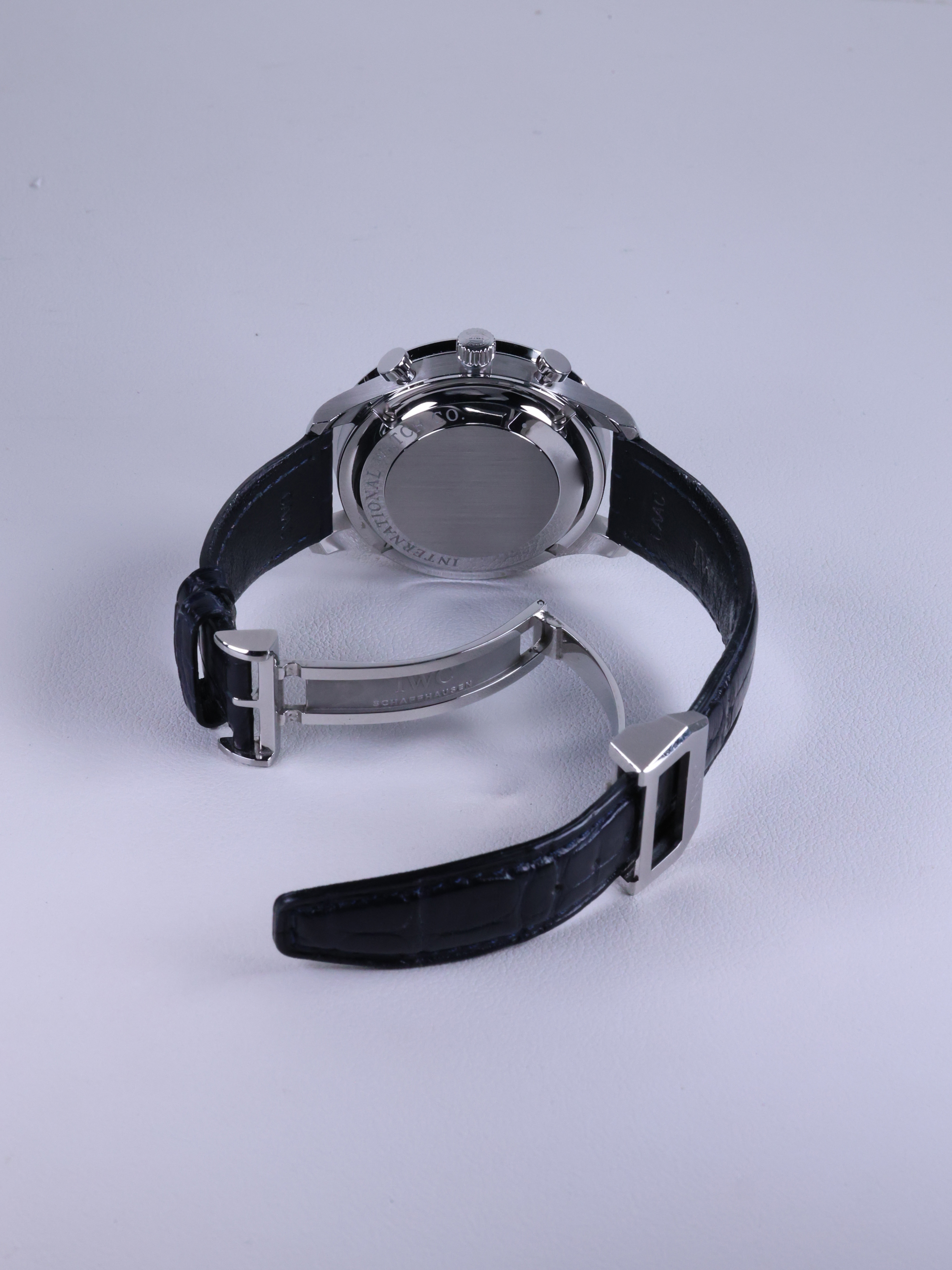 IWC Portugieser Chronograph IW371446 중고 2019년식 후면(전체)