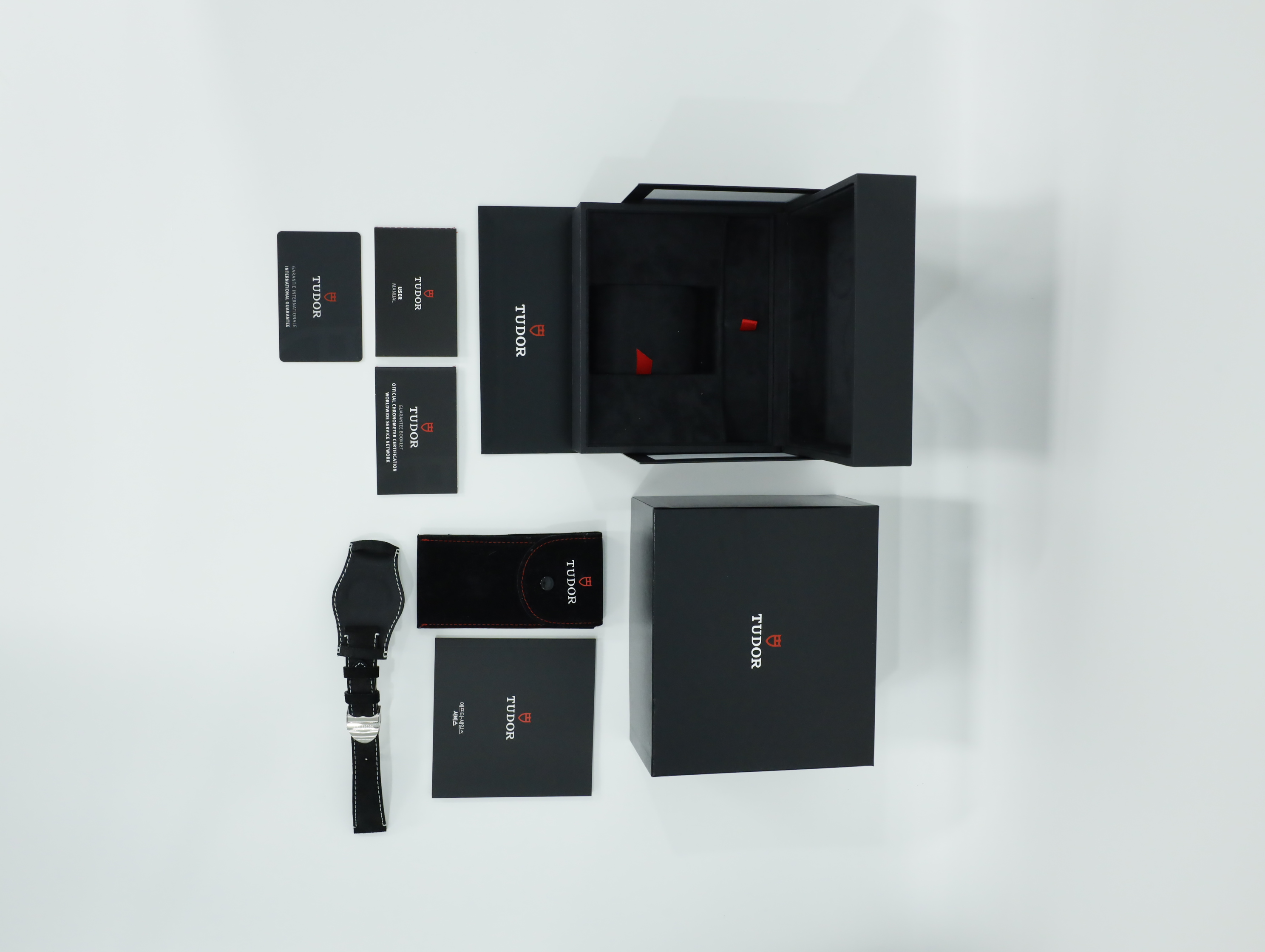 튜더 블랙 베이 크로노 M79360N-0002 중고 2022년식 풀패키지샷