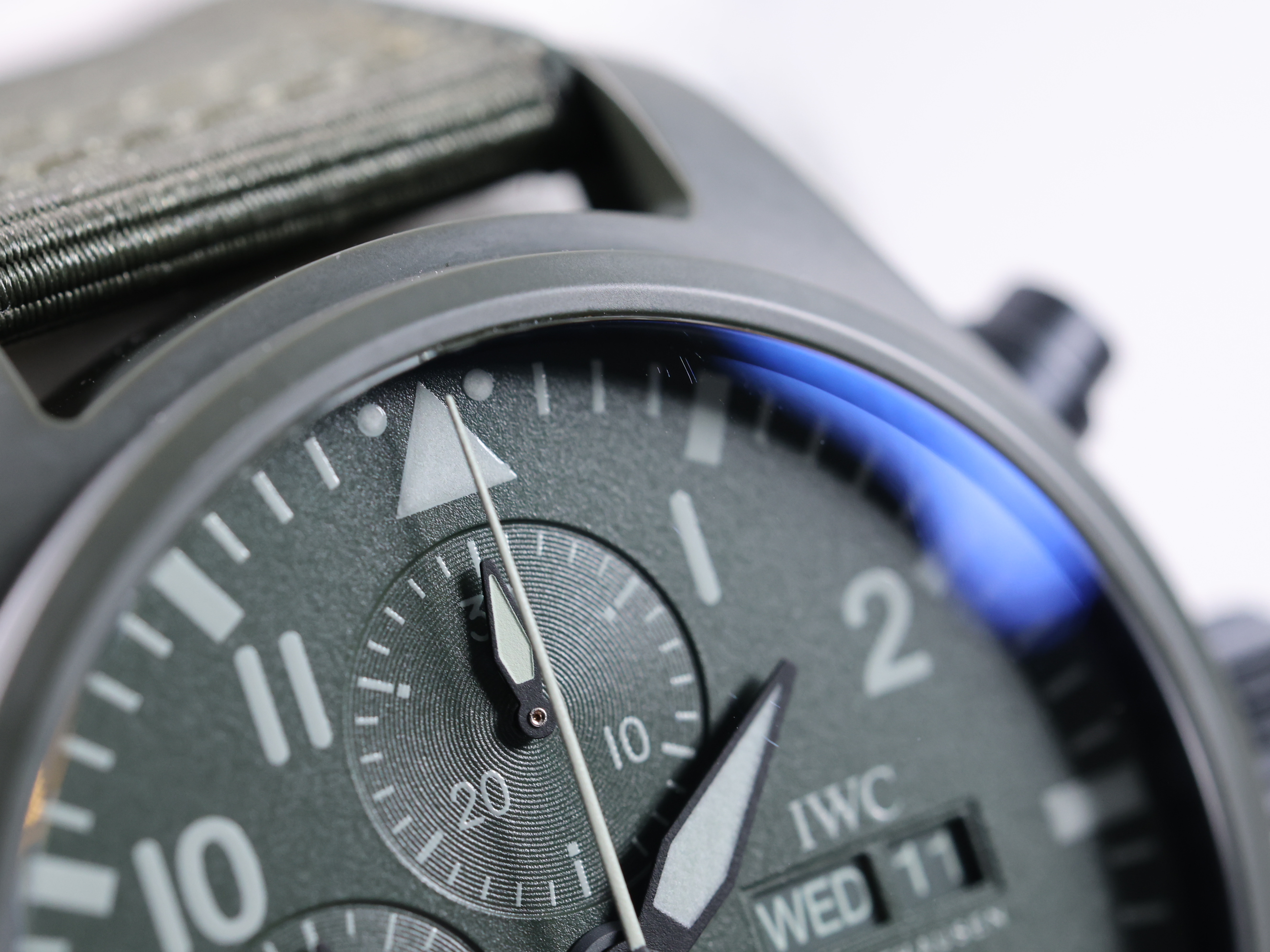 IWC 파일럿 워치 크로노그래프 탑건 '우드랜드' 에디션 IW389106 중고 2022년식 추가9