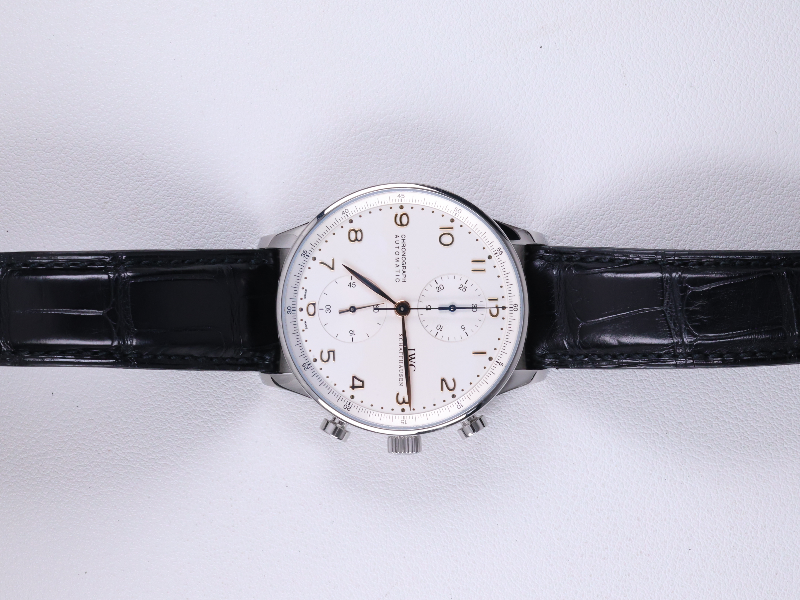 IWC 포르투기즈 크로노그래프 IW371401 중고 2008년식
