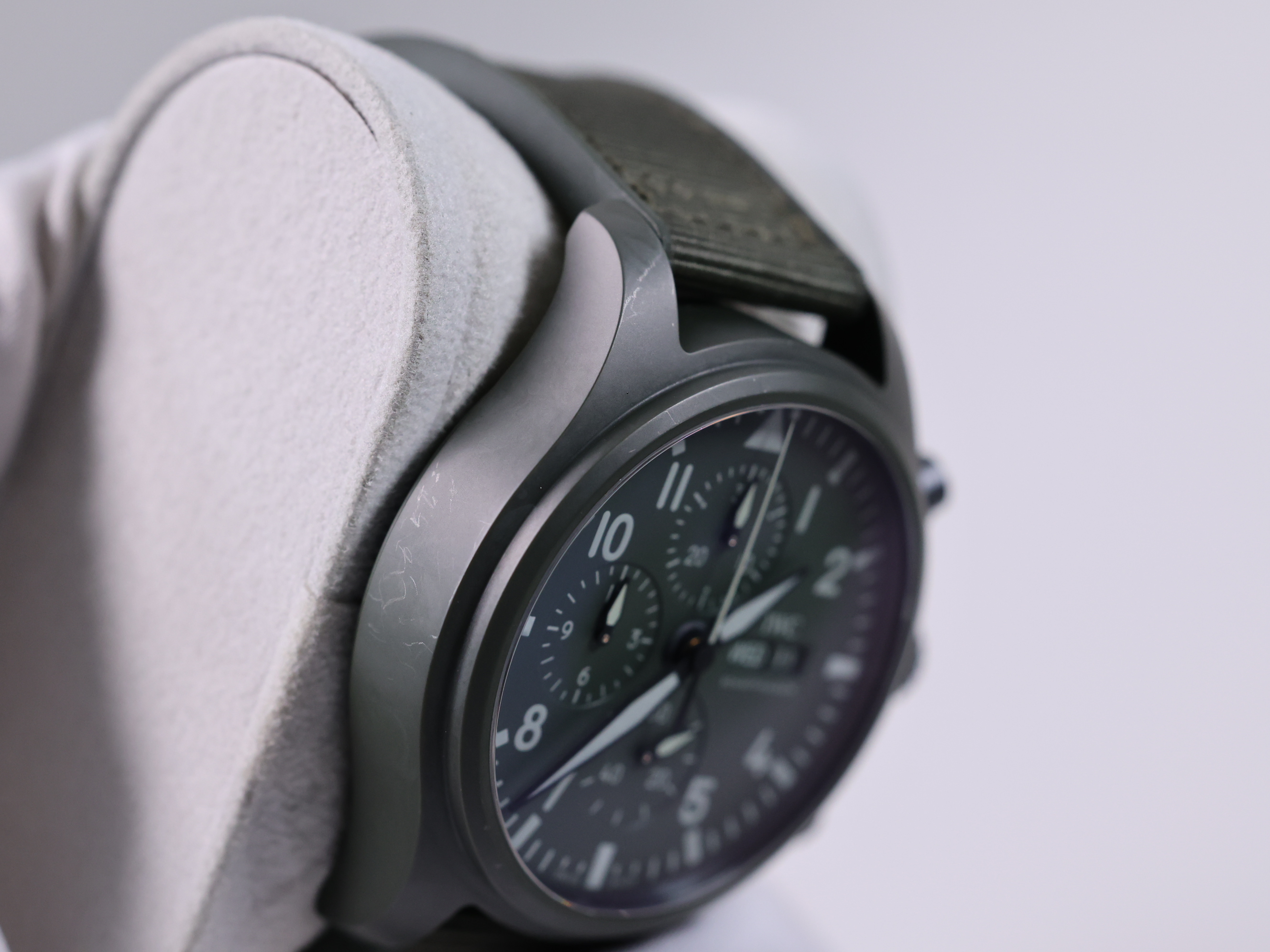 IWC 파일럿 워치 크로노그래프 탑건 '우드랜드' 에디션 IW389106 중고 2022년식 추가8