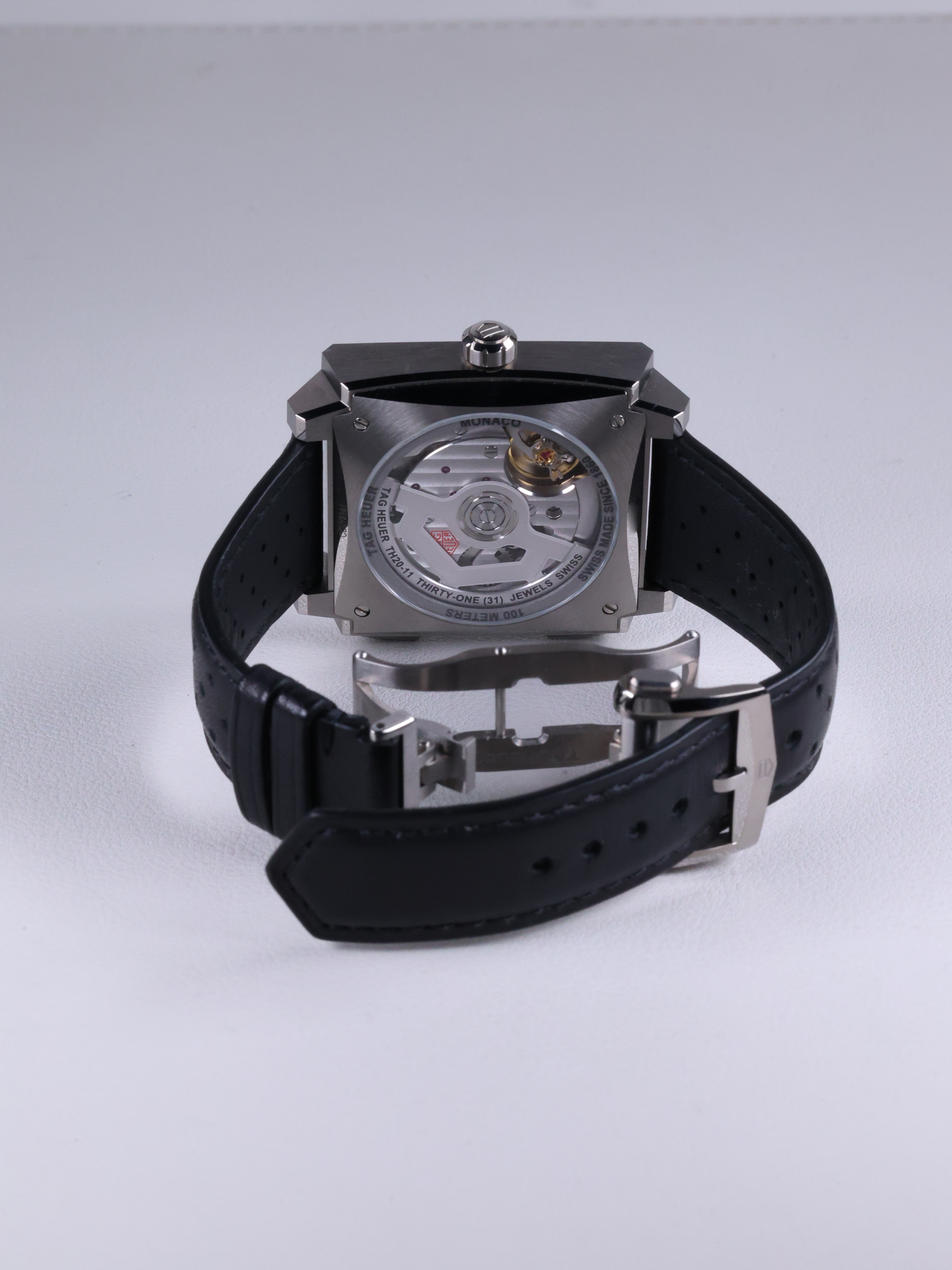 태그 호이어 모나코 크로노그래프 CDW2181.FC8360 중고 2026년식 후면(전체)