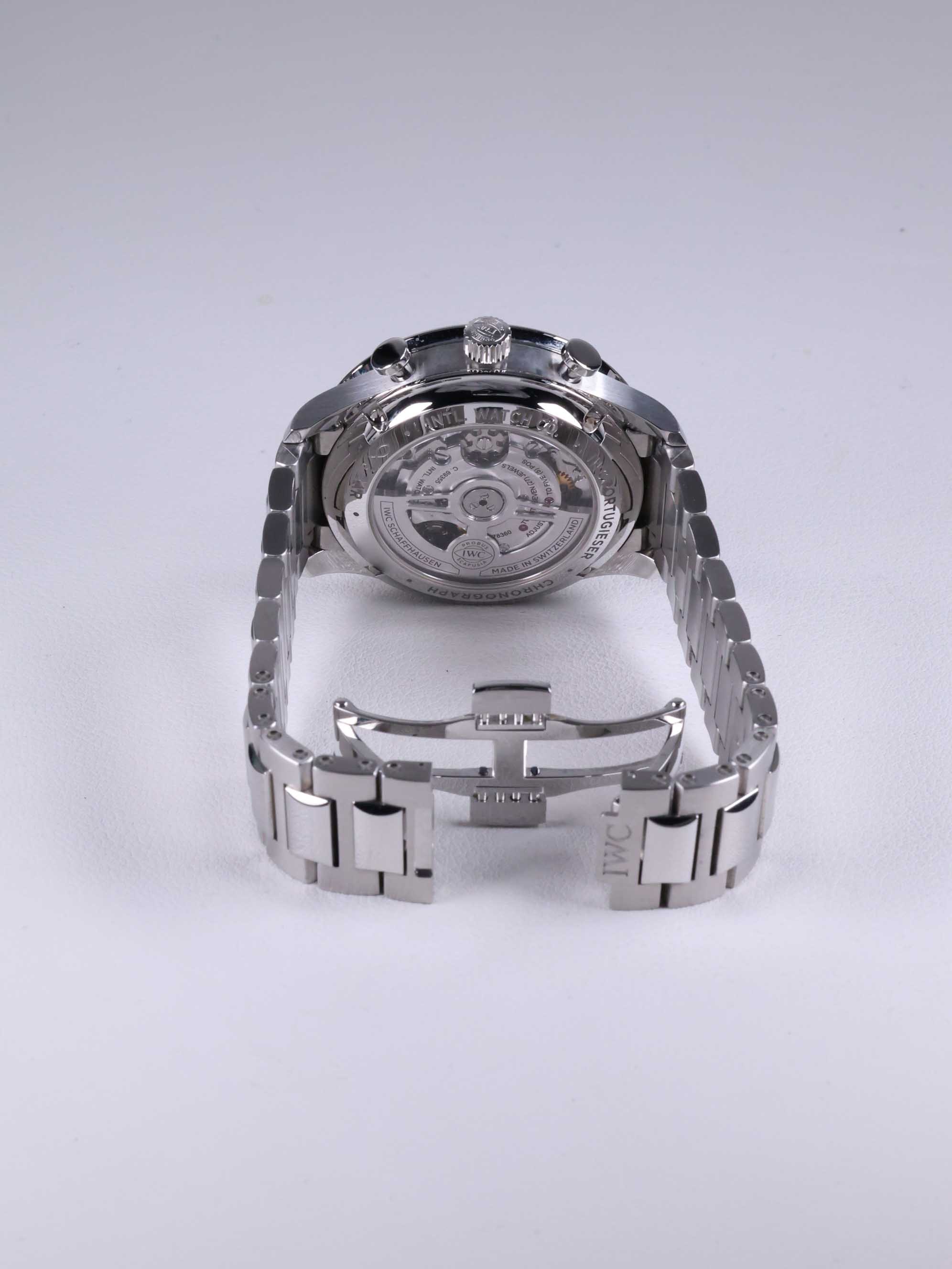 IWC 포르투기저 크로노그래프 IW371617 중고 2024년식 후면(전체)