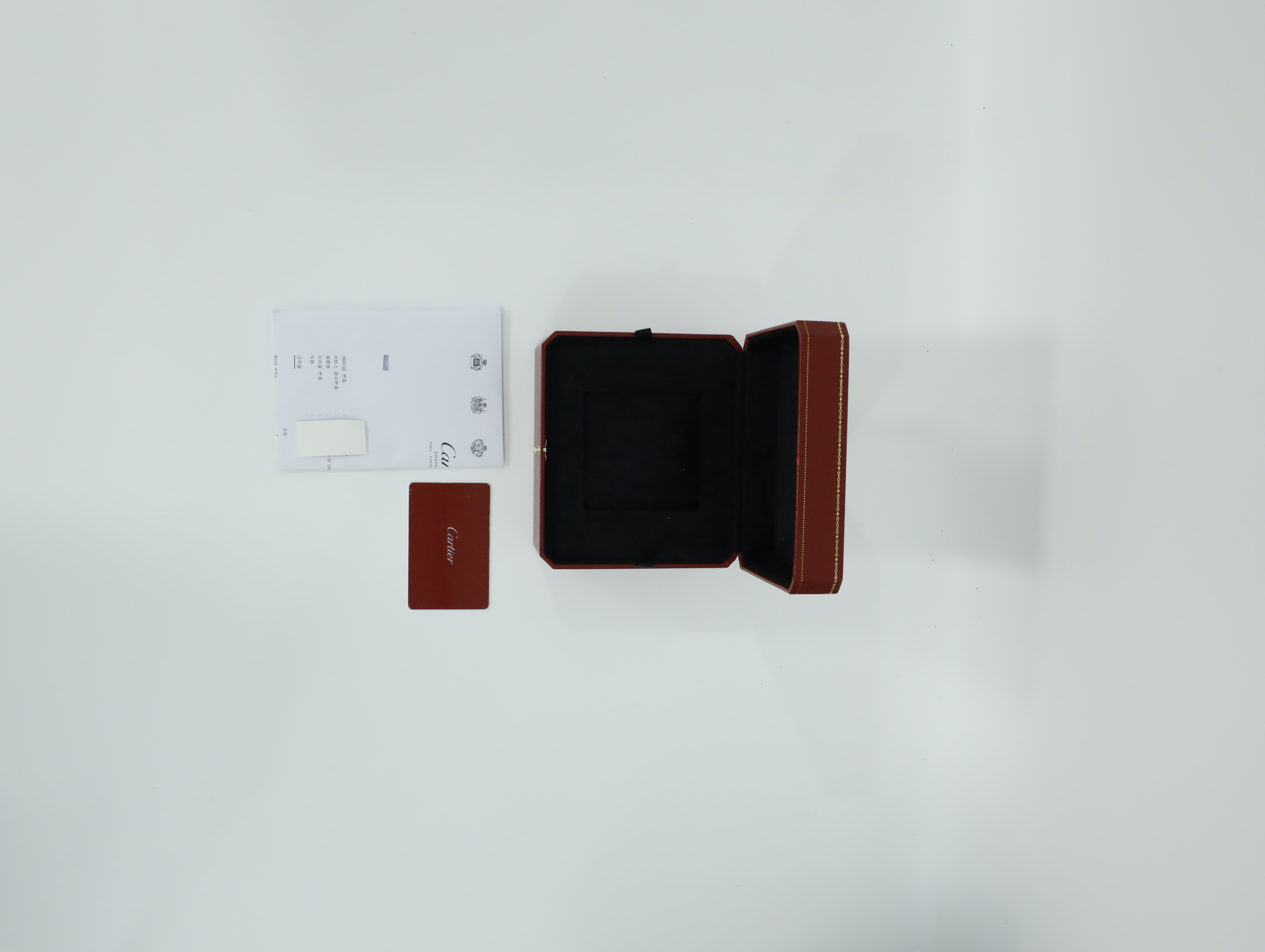 까르띠에 발롱 블루 W69010Z4 중고 2021년식 풀패키지샷