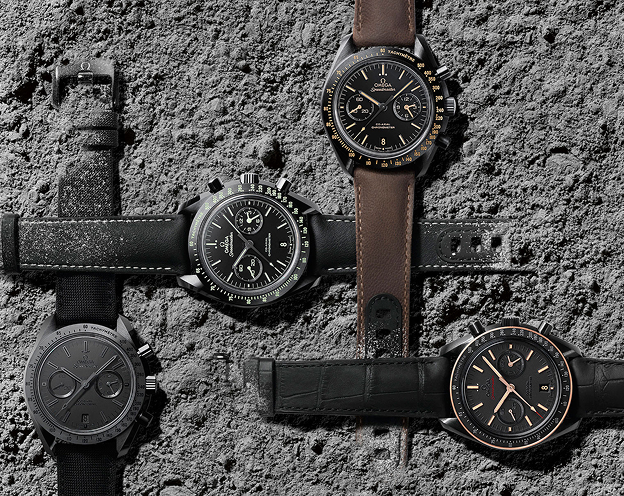 2015년 추가된 다크사이드 오브 더 문 '블랙' 시리즈<br/> © Omega