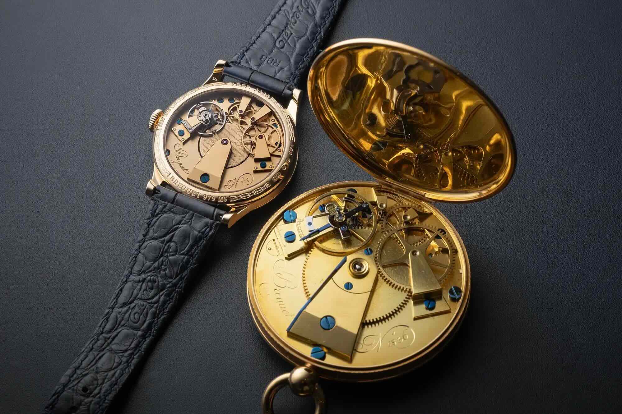 서브스크립션 2025와 실제 브레게 포켓워치<br/>© SWISSWATCHES MEDIA GMBH