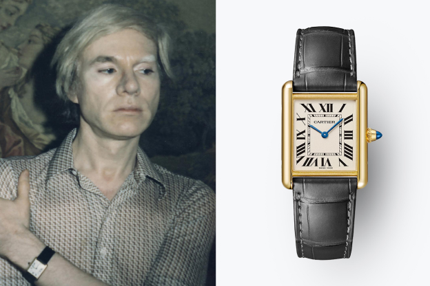 앤디 워홀의 Tank Louis Cartier <br>
https://www.thejewelleryeditor.com