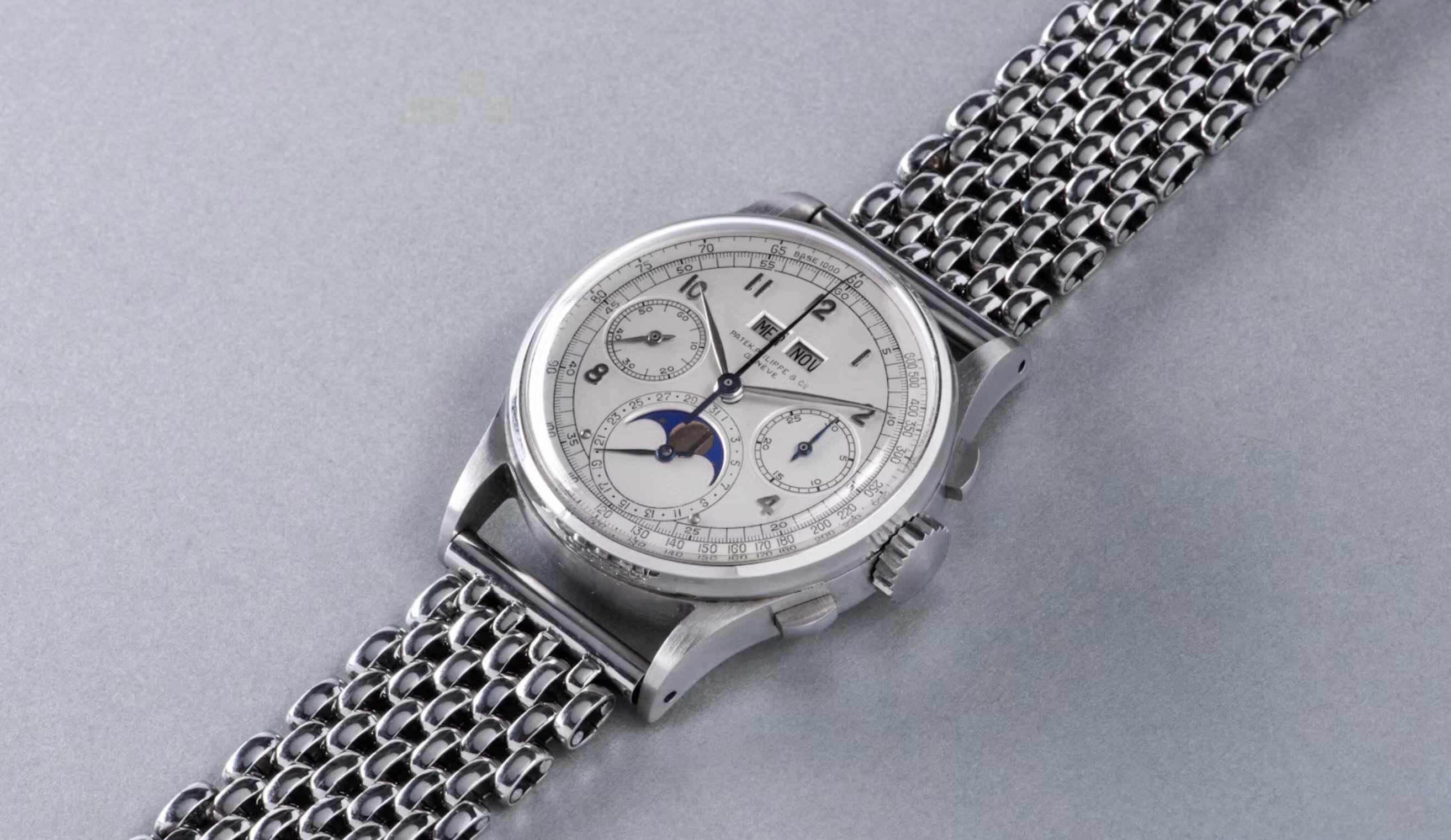 파텍 필립 크로노그래프 퍼페추얼 Ref. 1518 (1943년 생산)<br/>© Phillips, Hodinkee
