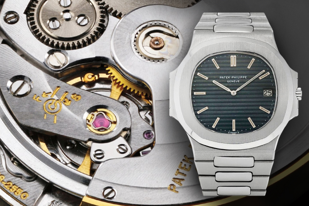 최초의 노틸러스인 Ref. 3700에 사용된 cal. 28-255C <br> ⓒhttps://watchesbysjx.com