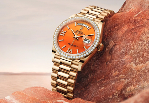 그린 어벤츄린, 카닐리안 다이얼 / © Rolex