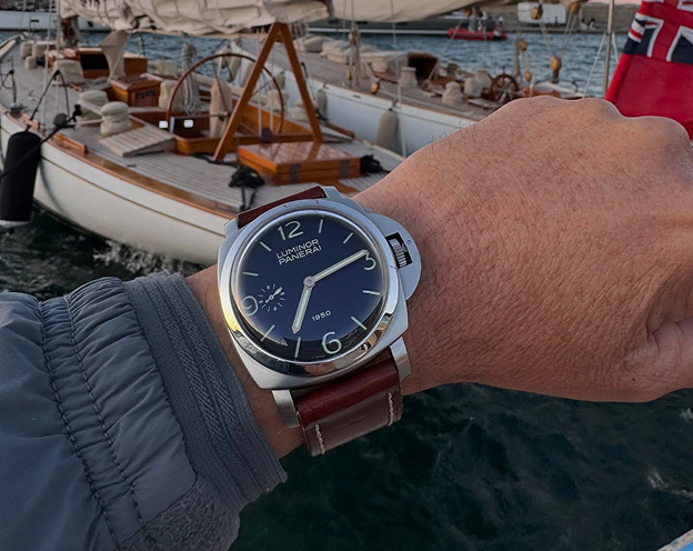 https://www.threads.com/@patricepi<br>47mm Luminor 1950 케이스를 부활시킨 컬렉터 아이콘