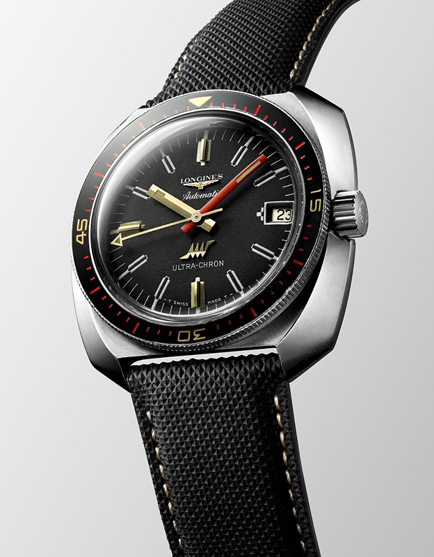 1968年 オリジナル ロンジン ウルトラクロン ダイバー (Ultra-Chron Diver, 36,000vph)<br>https://www.fratellowatches.com