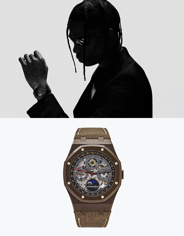 Travis Scott's Cactus Jack Edition Royal Oak 26585CM <Br>
https://wristaficionado.com
